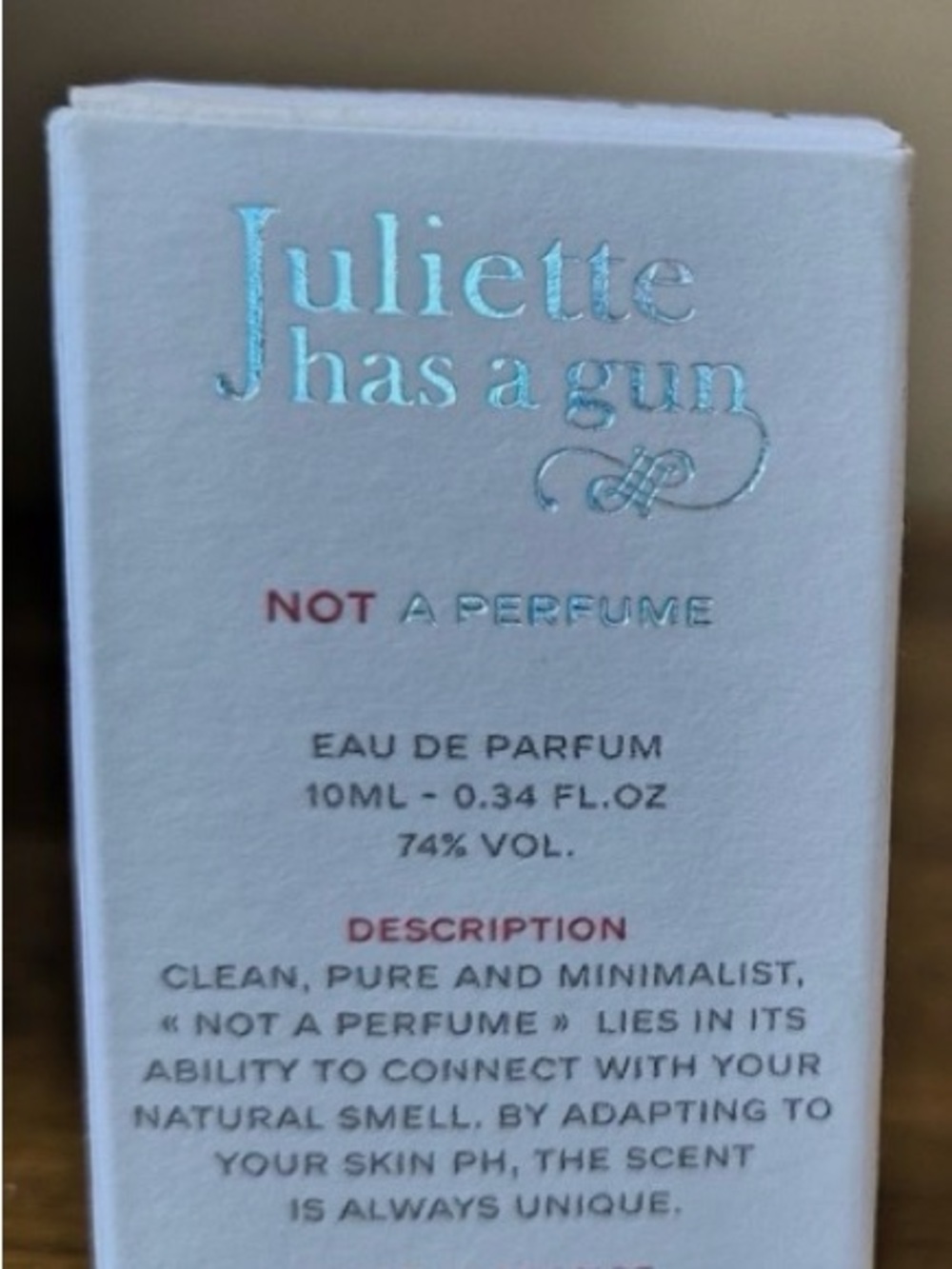 *NIB .34OZ* Juliette Has a Gun Not a Perfume Eau de Parfum - Picture 5 of 5